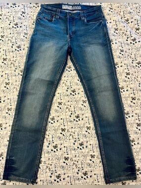 Bauhaus Straight Fit Blue Denim Jeans - Size 32 (Men’s)